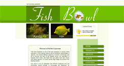 Desktop Screenshot of fishbowlaquarium.com.au