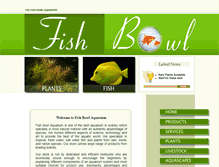 Tablet Screenshot of fishbowlaquarium.com.au